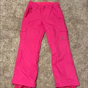Pink Roxy XL children snowboard pants